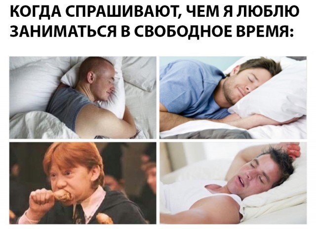 Всегда знают чем занять себя в свободное время Всегда знают чем занять себя в свободное время