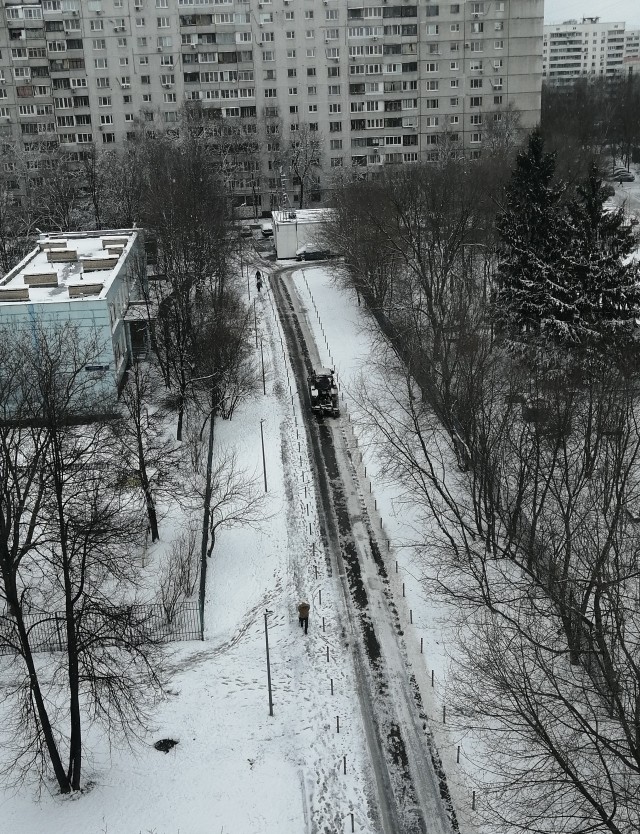 Опять зима в Москве