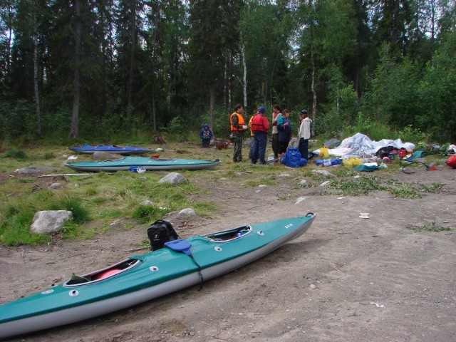 Сплав по р.Охта в 2008 году.