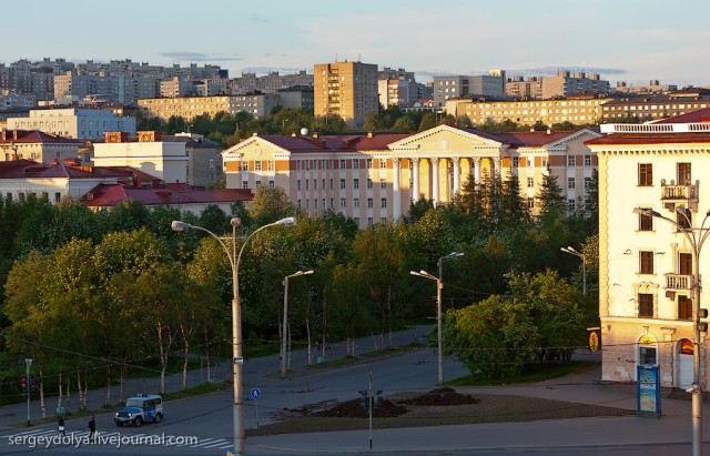 Полярный день в Мурманске