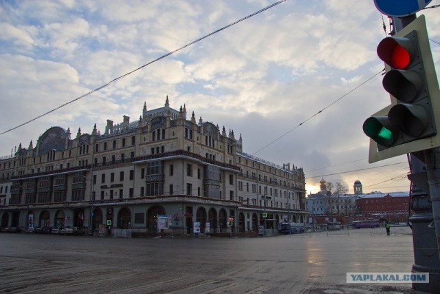 Москва. Утро. 1 января