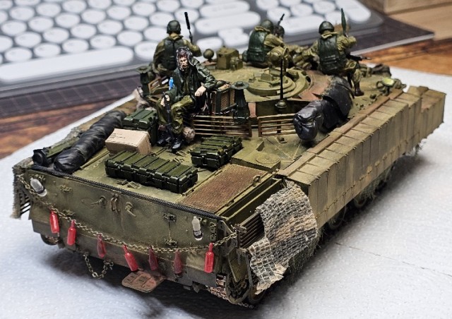 Рукоделия пост. 1/35. БМП-3. Диорама