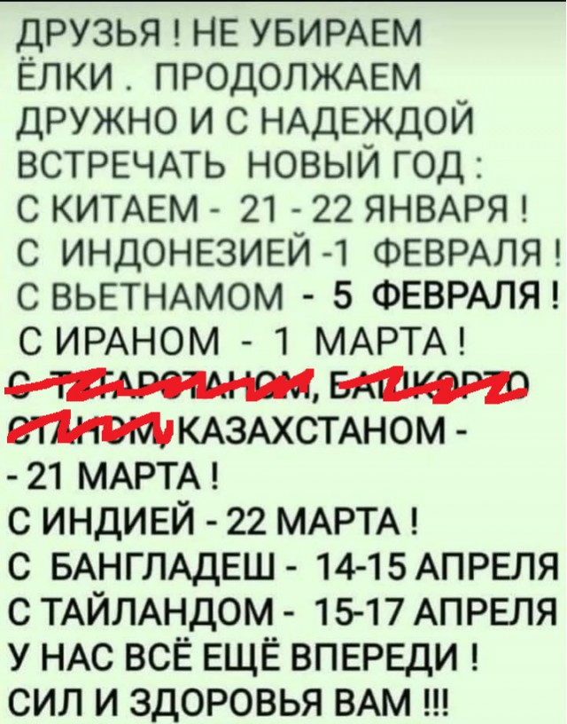 Всего понемногу. От 10.01.2025