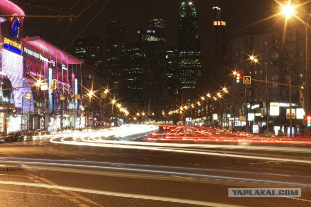 Ночные и вечерние фотографии Москвы
