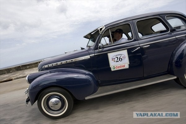 Ралли старых авто  в Гаване