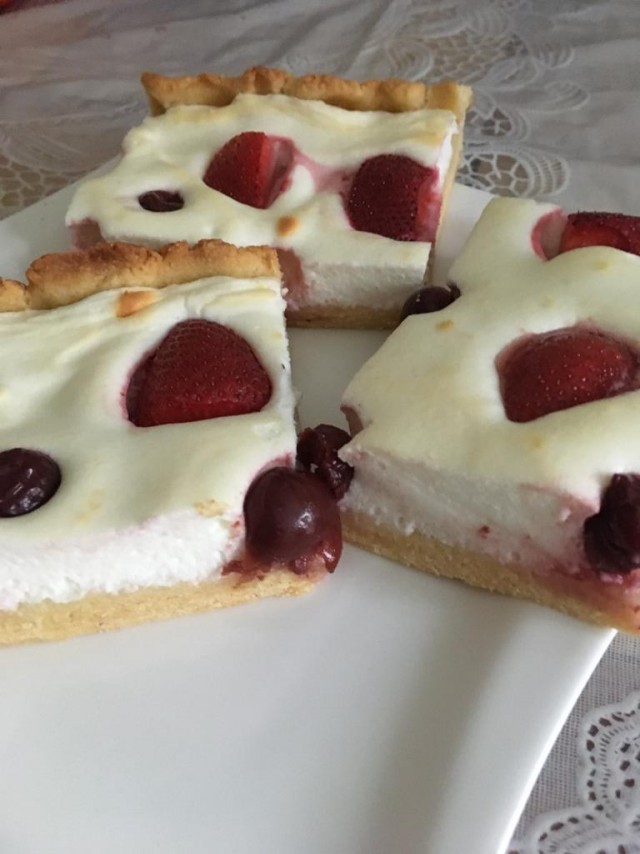 Абрикосово-творожные пирожные