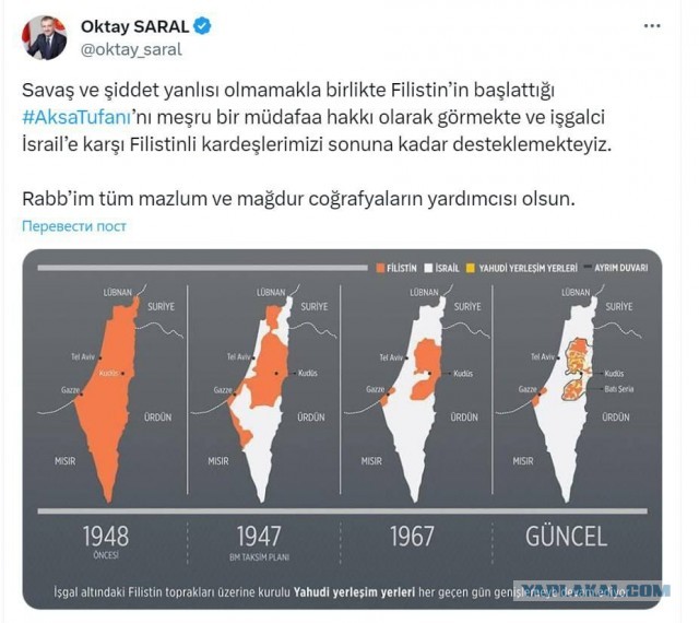 Турция склоняется в сторону....