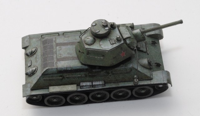 Сборка модели Т-34-76 обр. 1943 г. 1:100