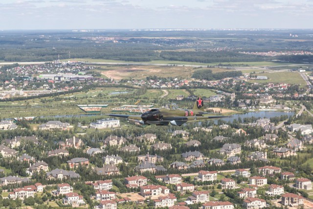 Перегон восстановленного штурмовика Ил-2