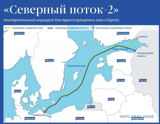 Германия разрешила строительство "Северного потока — 2" в своих водах