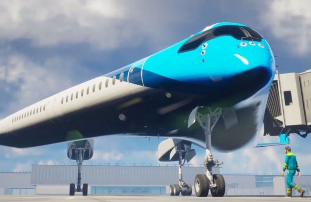 Самолет Flying-V сжигает на 20% меньше топлива и может перевозить более 300 пассажиров