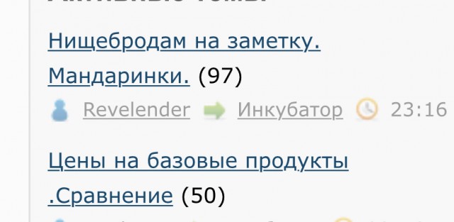 Цены на базовые продукты. Сравнение