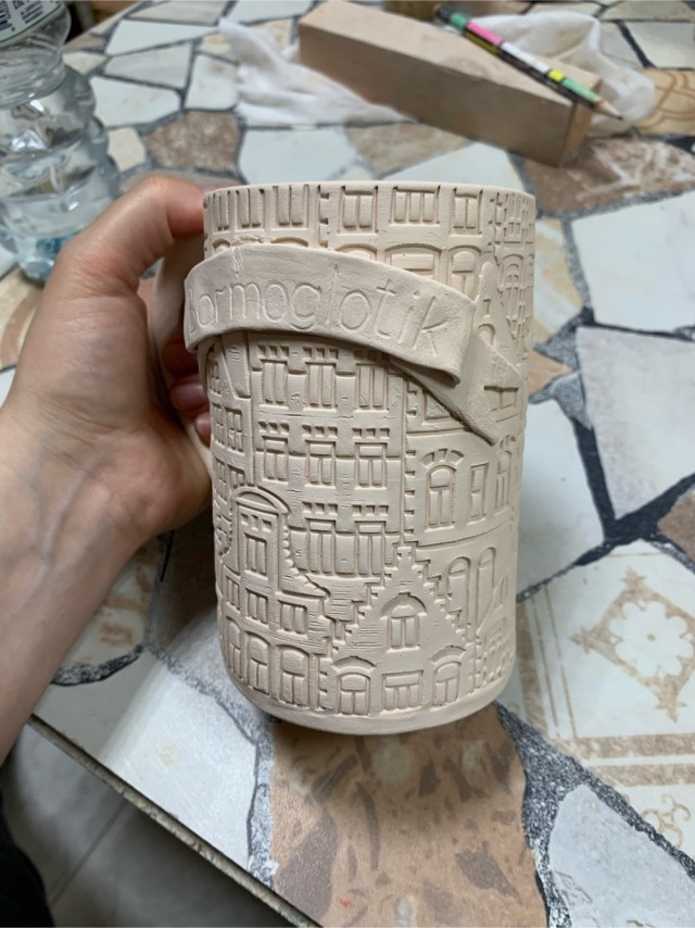 Тарелка Белый кролик своими руками