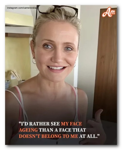 "Я лучше увижу свое стареющее лицо, чем лицо, которое вообще мне не принадлежит"⁠⁠