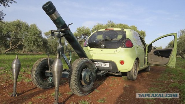 Как самодельная военная техника участвует
