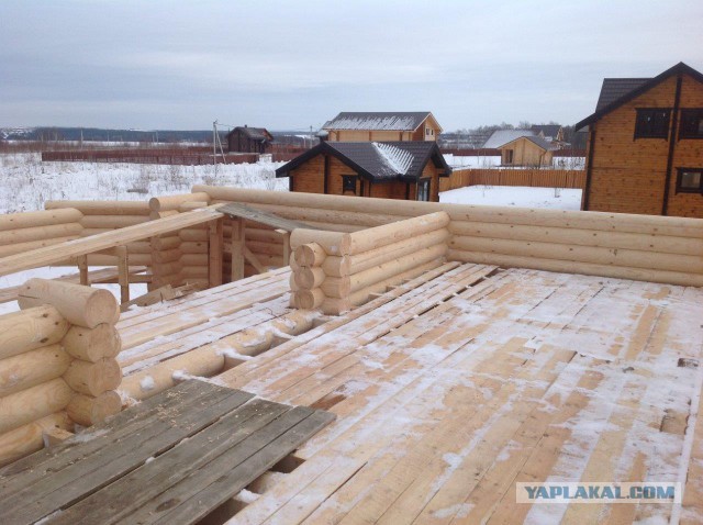 Строительство дома на даче