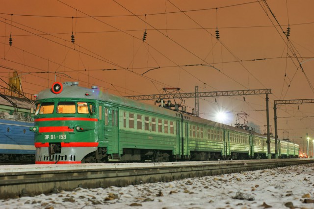 Зимняя железная дорога