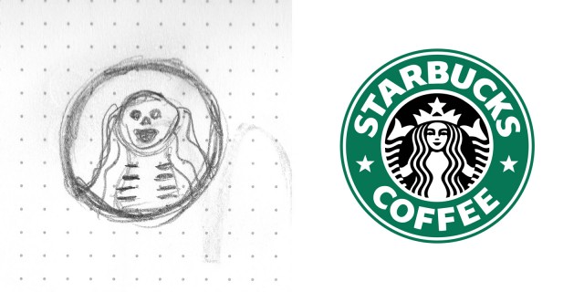 Косплей логотипа кофейни Starbucks.