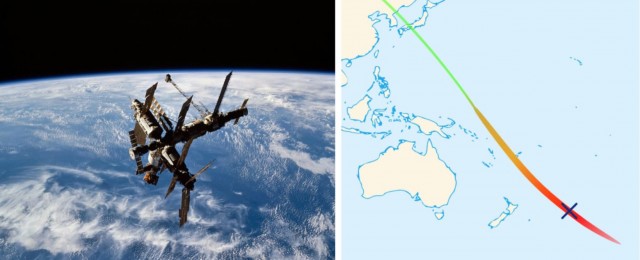 23 марта 2001 года была сведена с орбиты и затоплена в Тихом океане орбитальная станция "Мир"