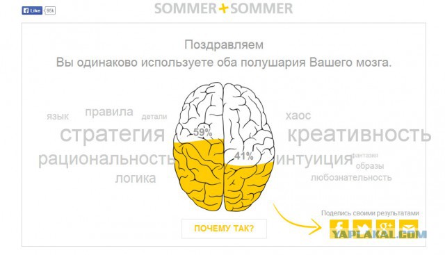 Тест - Левое или Правое.