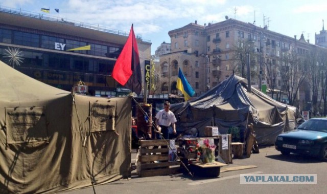 Прогулка блоггера на майдан в Киеве.