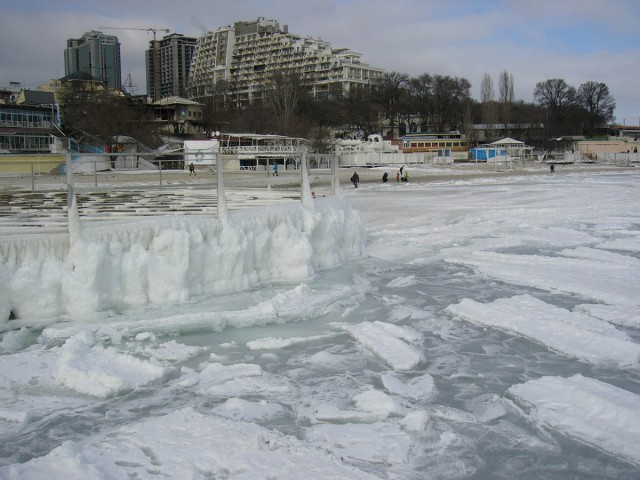 Черное море... замерзло!