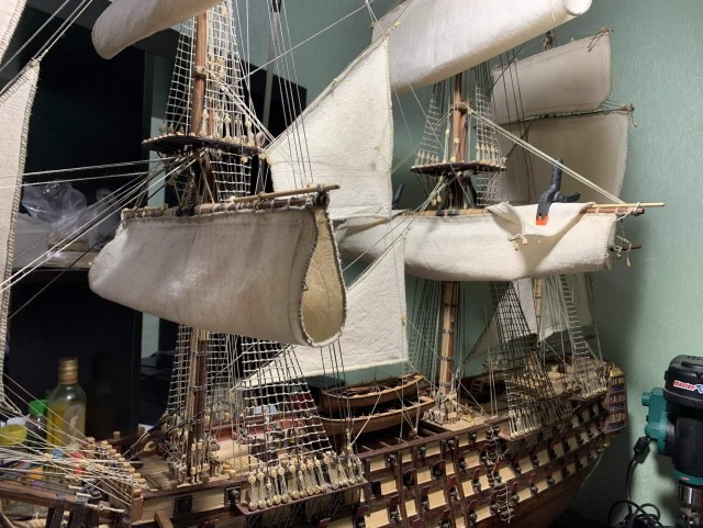 Постройка модели линкора Santisima Trinidad