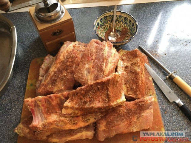 Ребрышки BBQ остро-сладкие