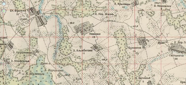 Карта шуберта смоленской губернии 1860 с привязкой