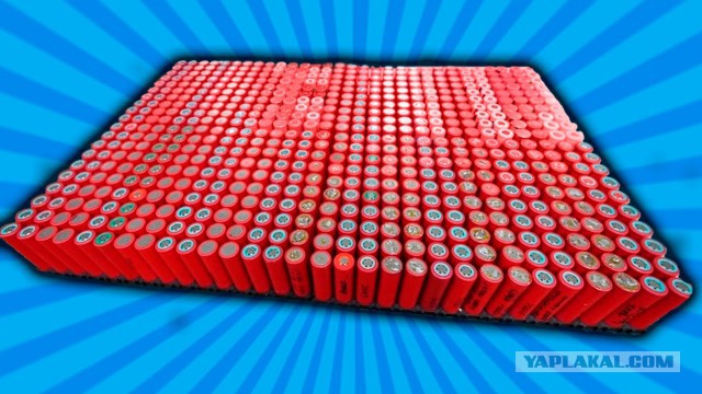 12V источник питания из 8 АА батареек