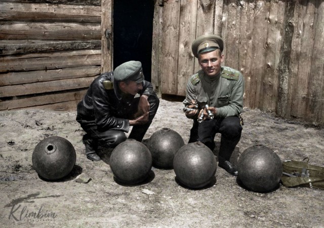 Восстановленные фото советских солдат ВОВ