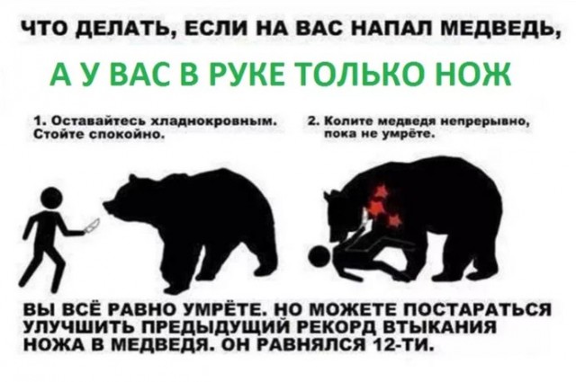 Ты не бабке забор красишь или "Как обрящаться с ножом"