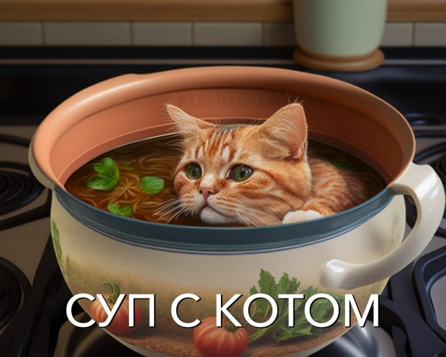 История про котика от нейросети