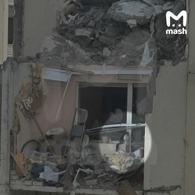 Кошка почти неделю сидит на руинах обрушившейся саратовской многоэтажки без еды и воды.