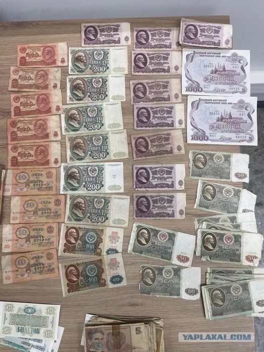 В Литву не пустили женщину с чемоданом советских денег. На купюрах увидели запрещенную символику
