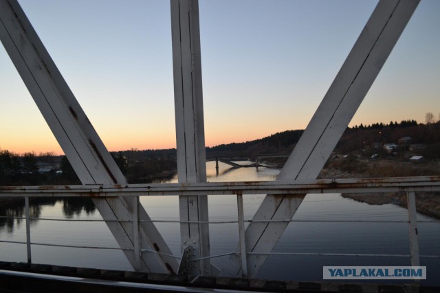 Обрушился мост в Архангельской области