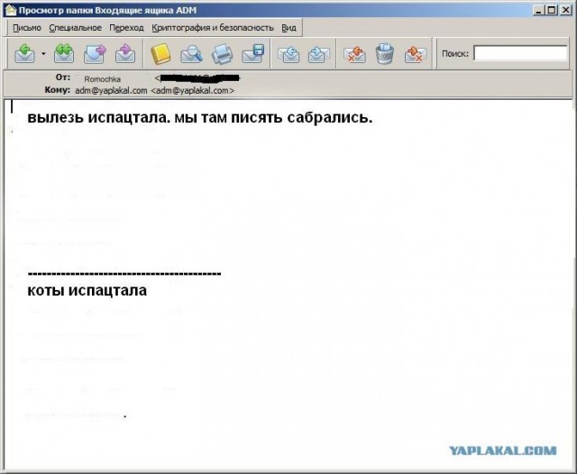 Почему меня забанили на ЯПлакалъ?