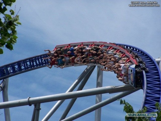 Американская горка Millenium Force (43 фото+видео)