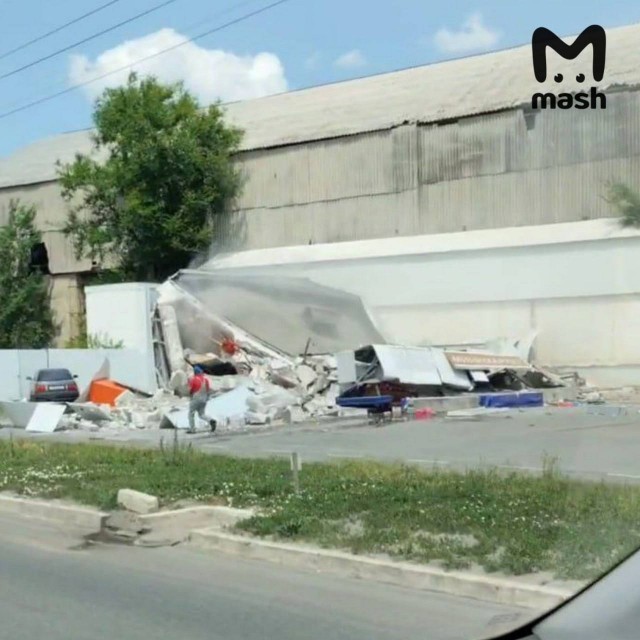 По заправке в Белгороде нанесен удар