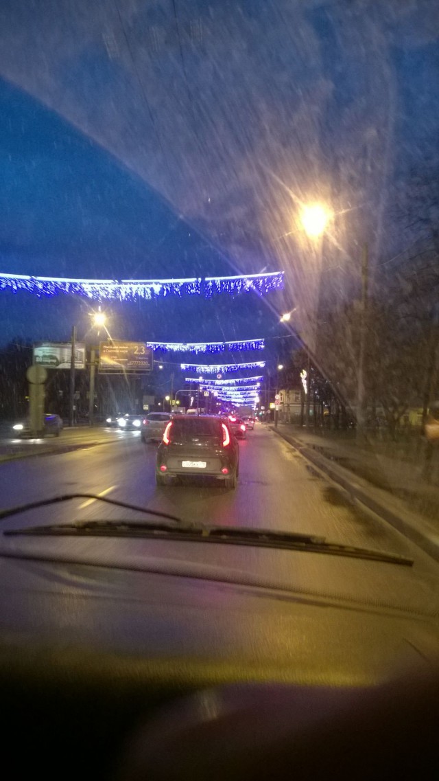 Новогодние огни Питера 2016