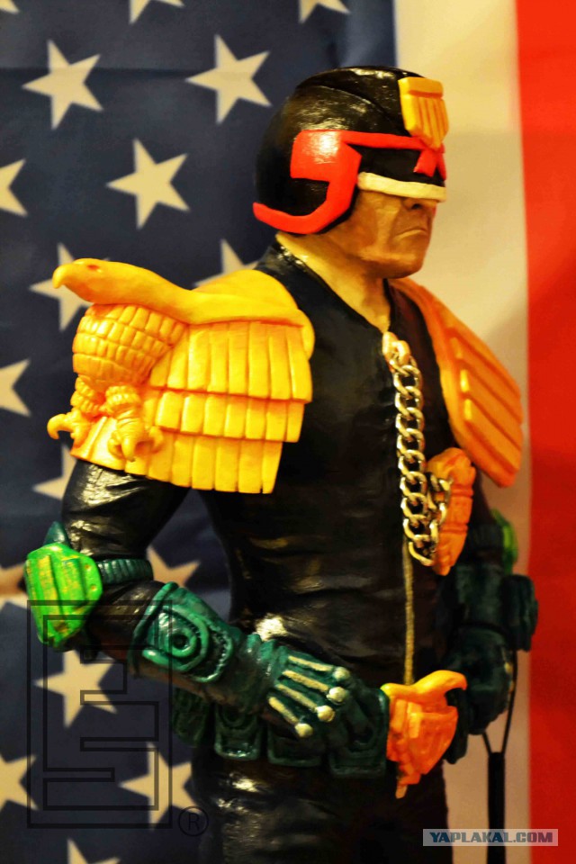 Создание фигурки "JUDGE DREDD"