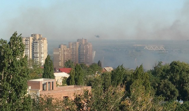 В Ростове пожар