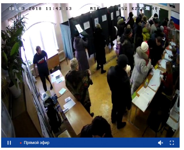 Видеотрансляция выборов 2018