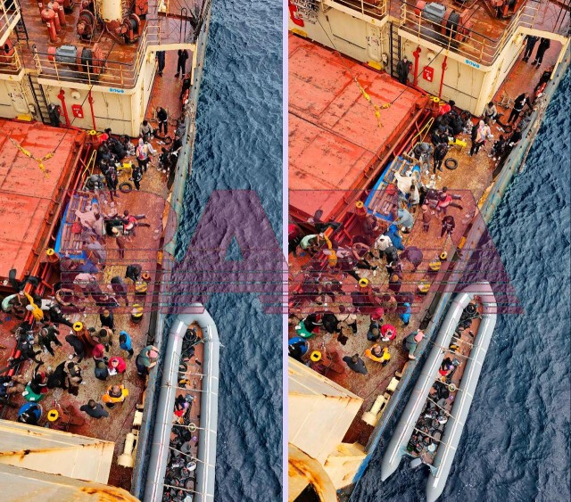 Моряки российского судна спасли 54 нелегальных мигрантов с дрейфующей лодки в Атлантическом окене