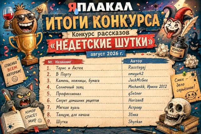 Конкурс Три КОКОСА «Недетские шутки» — итоги