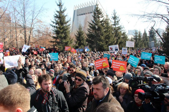 Навального задержали в центре Москвы