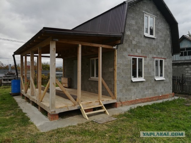 Стройка дачи с баней. Итог за 2017-2019г.
