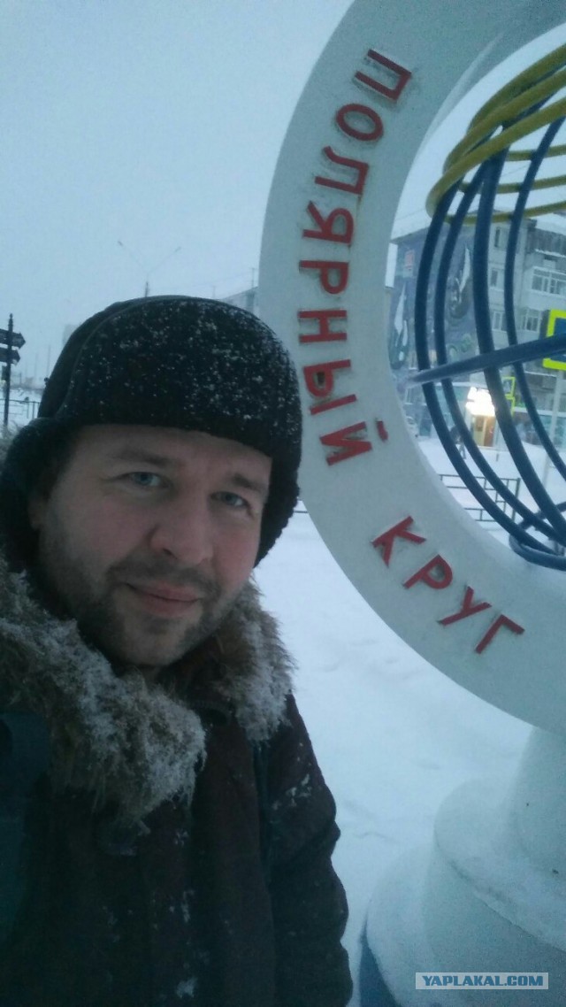 Заполярье из кабины грузовика