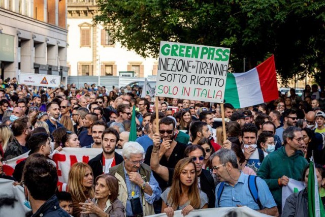 Почему молчат СМИ в Италии? Протесты в Милане