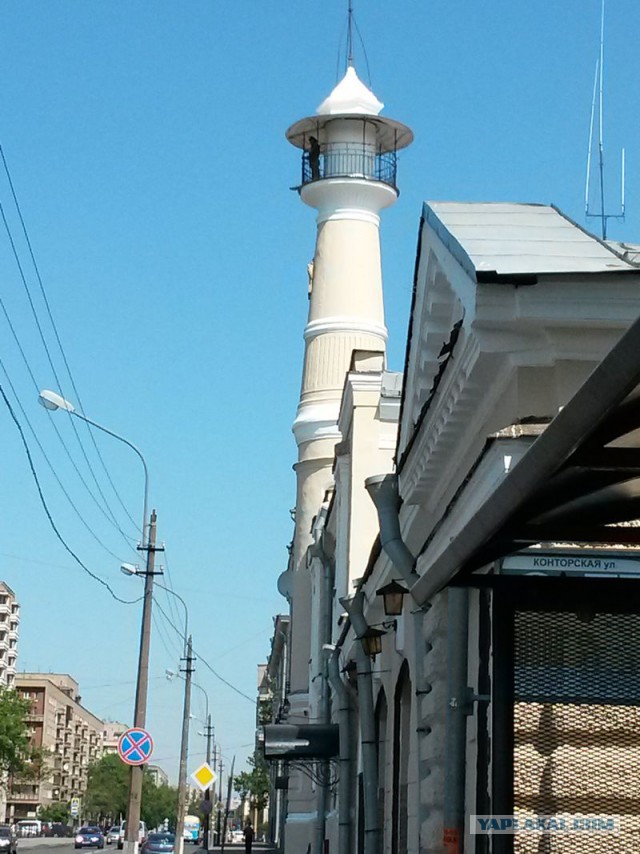 На каланче...с пожарными